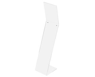 Présentoir sur pied tout PMMA vertical A4 