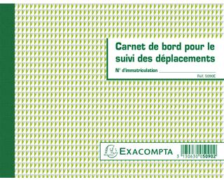 Carnet de bord pour le suivi des déplacements - Format 14,8x19 cm