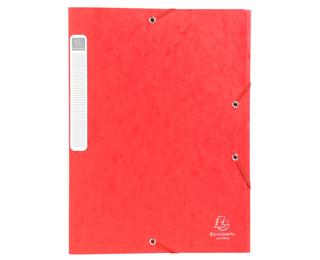 Boite de classement Cartobox Dos 40mm Carte lustrée - A4 - Rouge