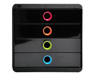 Pop-Box Black Office Harlequin - Black/harlequin