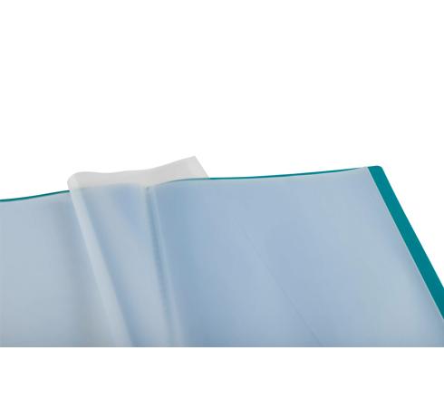 Porte-vues Souple DOHE 40 Pochettes A4 PP 80 Microns - Couverture Translucide Verte, Idéal Pour Classeurs Et Présentations