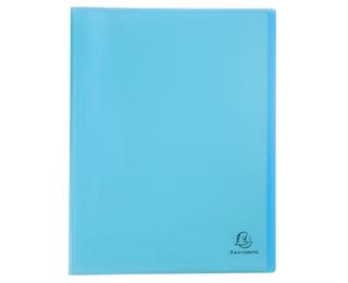 Protège-documents en polypropylène semi rigide Chromaline Pastel 60 vues - A4 - Bleu pastel