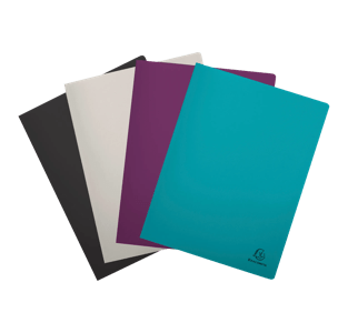 Protège-documents semi-rigide en PP recyclé Titane