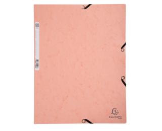 Exacompta Aquarel Elasticated Folder, 3 Flap, A4 - Coral