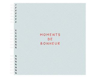 Album à spirales 60 pages blanches Bonheur
