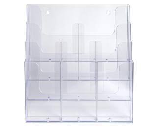 Multi-format Literature holder clear 