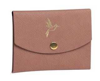 Pochette Nymphéa Elise 11 x 8,5 cm - Rose