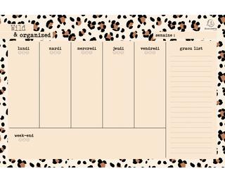 Hebdo Planner Roar Clair 26,5 x 18 cm 