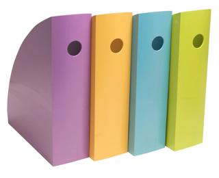 Set de 4 Porte-revues Mag-Cube Pop N'Co - Couleurs assorties