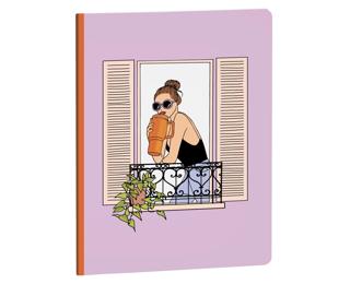 Notebook Angéline Melin Chill ligné 10,6 x 14,8 cm 