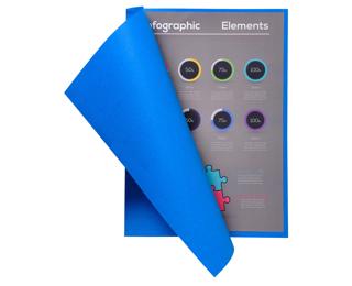 Paquet de 100 chemises FLASH 220 100% recyclé - 24x32cm - Couleurs assorties
