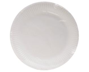 20 Assiettes en carton rondes, 23 cm