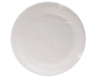 20 Assiettes en carton rondes, 23 cm 