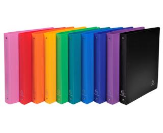 Exacompta PP Opak Ring Binder, A4, 4 O rings, 40mm spine. 