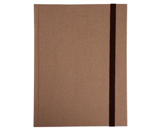 Carnet Nature 220x170, 192 pages lignées - Brun