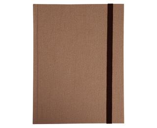 Carnet Nature 220x170, 192 pages lignées - Brun