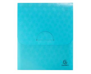 Trieur valisette vertical 6 compatiments PP recyclé Pop'N Co - Cyan