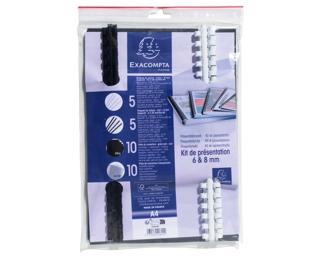 Kit de présentation reliures spiralées pour dossier de 10 à 40 feuilles A4 