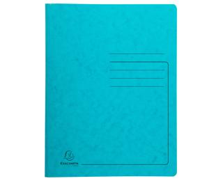 Folder Metal Spring Pressboard A4 brown - Turquoise