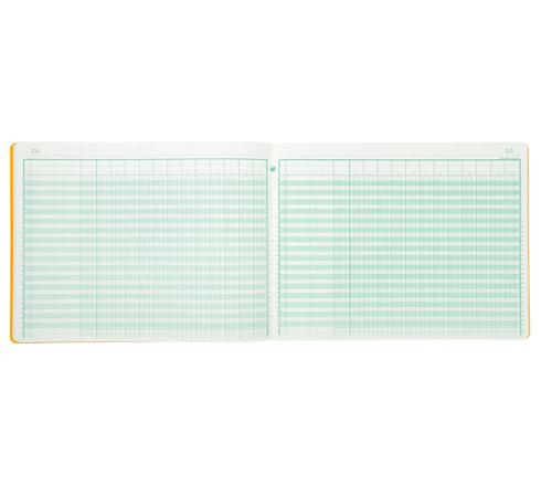 Cahier De Ventes Exacompta 15 Colonnes - 80 Pages Piquées, 32x25cm, Papier 110g/m2 Certifié FSC