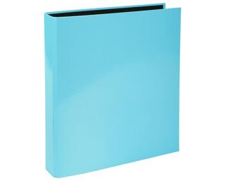Ringbuch A4, 2 Ringe in D-Form 25mm, Aquarel - Pastellblau