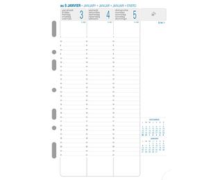 Recharge Exatime 21 14.2 x 21 cm Semainier Septembre 2026 Décembre 2027 - 16 mois