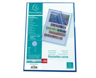 Pk100 Cut Flush Folder Stand.PP A4 yello - Blue