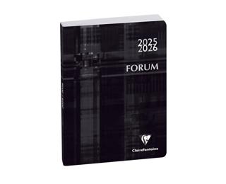 Agenda Forum Métric 12 x 17 cm Journalier Août 2025 à Juillet 2026 - Noir
