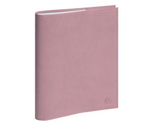 Agenda de bureau Easytime 21S spiralé Ondine 15 x 21 cm Semainier Janvier à décembre 2026 - Rose