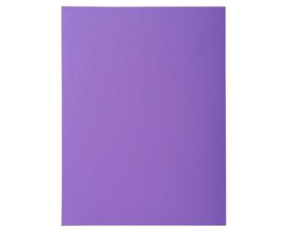 Paquete de 50 Subcarpetas 1 solapa Rock''s 210 g/m2 - Violeta
