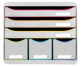 Module de classement Storebox 6 tiroirs Black Office 
