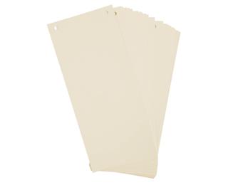 Pak van 100 horizontale tabstroken met perforatie 180g - 105x240mm