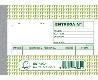 Talonarios anónimos - Entregas - Castellano