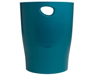Corbeille à papier Ecobin Neo Deco - Bleu canard