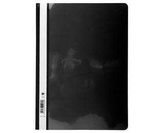 Snelhechtmappen standaard PVC A4 zwart - Noir