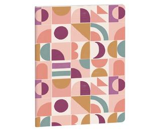 Notebook Paloma Géométrique ligné 15 x 21 cm - Visuel