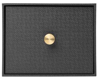 Caja de fotos o fichas de cartulina Office by Me 17,7x14x13,5cm - Negro