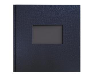 Exacompta Prestige Photo Album, 30 Black Pages - Night blue