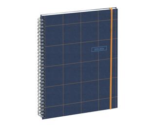Agenda de bureau SAD 29 S Casual 21 x 29.7 cm Semainier Septembre 2025 à Décembre 2026 - 16 mois. - Bleu foncé
