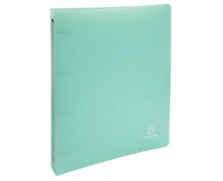 Classeur 4 anneaux 30 mm polypropylène Chromaline Pastel - A4 Maxi - Vert pastel