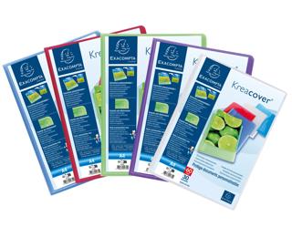 Protège-documents en polypropylène semi rigide Kreacover® Chromaline 60 vues - A4 