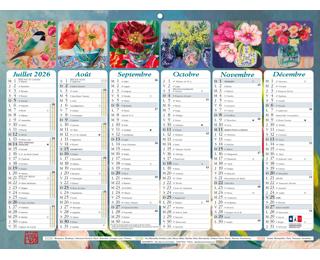 Calendrier Sophie Adde avec illustrations 29,5 x 22 cm Semestriel 2026 - Visuel