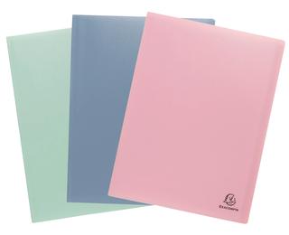 Protège-documents semi-rigide en PP recyclé AutentiK - 80 vues - Couleurs assorties