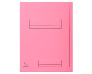 Paquet de 50 chemises imprimées 2 rabats SUPER 210 - 24x32cm - Rose