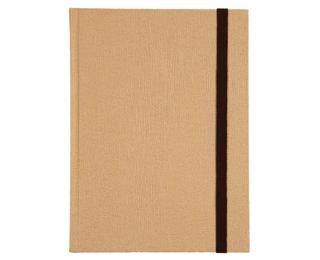 Carnet Nature 220x170, 192 pages lignées - Beige