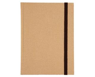 Carnet Nature 220x170, 192 pages lignées - Beige