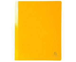 Chemise à lamelle carte lustrée pelliculée 355gm2 Iderama - A4 - Jaune