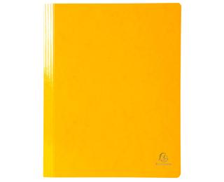 Chemise à lamelle carte lustrée pelliculée 355gm2 Iderama - A4 - Jaune