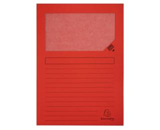 Paquet de 100 chemises à fenetre Forever - 22x31cm - Rouge