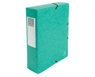 Boite de classement Exabox Dos 80mm Carte lustrée - A4